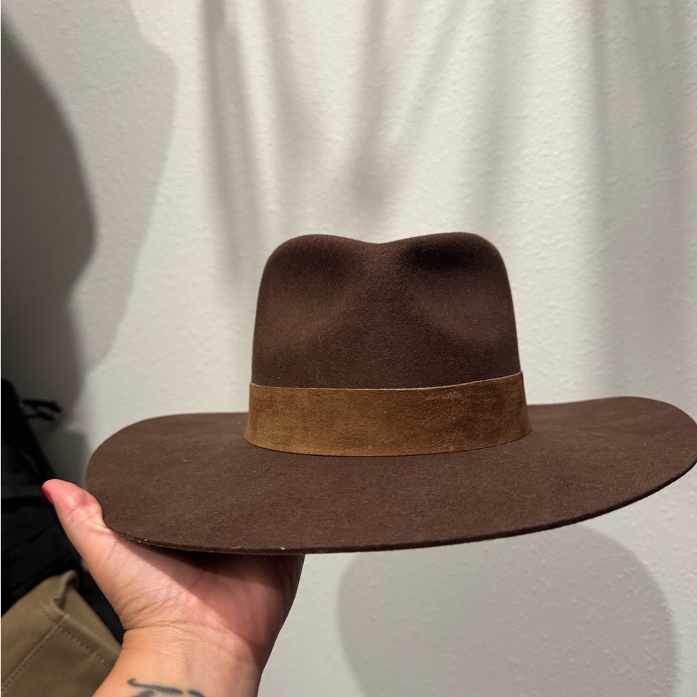 Lack of Color Brown Wide Brim Hat